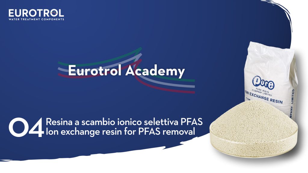 Resina a scambio ionico selettiva PFAS RA356