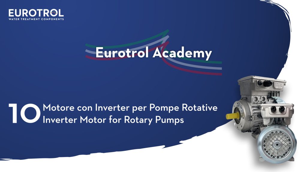 Motore con inverter integrato monofase per pompe rotative RO 1000 per impianti di trattamento acqua per impianti industriali e commerciali